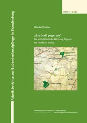 Schopper / Theune |  "das dorff pagerem" | Buch |  Sack Fachmedien