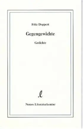 Deppert |  Gegengewichte | Buch |  Sack Fachmedien