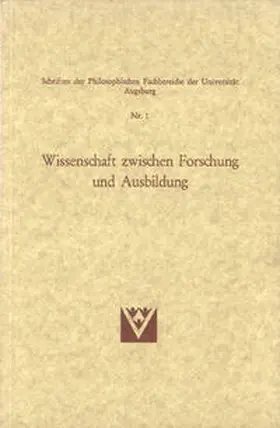 Becker / Bergmann | Wissenschaft zwischen Forschung und Ausbildung | Buch | 978-3-920896-20-5 | sack.de