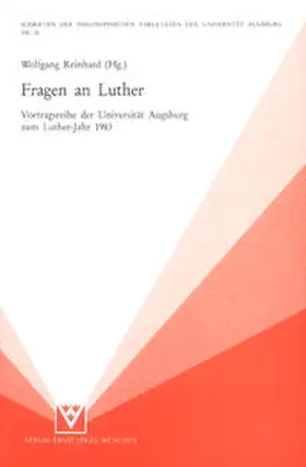 Reinhard |  Fragen an Luther | Buch |  Sack Fachmedien