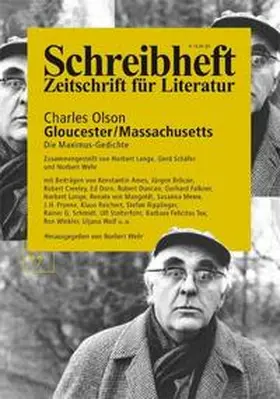 Olson |  SCHREIBHEFT 77: Charles Olson: Gloucester / Massachusetts. Die Maximus-Gedichte | Buch |  Sack Fachmedien