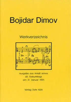 Dohr | Bojidar Dimov: Werkverzeichnis | Buch | 978-3-925366-39-0 | sack.de