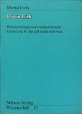 Jehs |  Jehs, M: Erwin Liek | Buch |  Sack Fachmedien