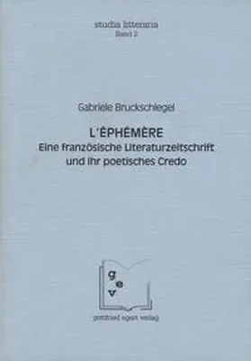 Bruckschlegel / Winkelmann / Müller |  L'Ephémère | Buch |  Sack Fachmedien