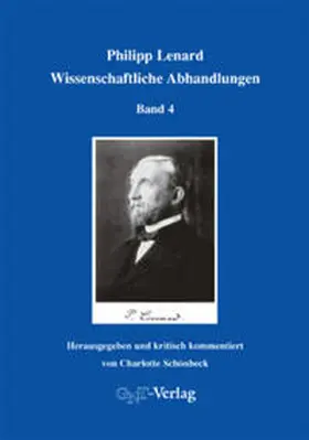 Lenard / Schönbeck | Gesammelte Werke / Wissenschaftliche Abhandlungen | Buch | 978-3-928186-35-3 | sack.de