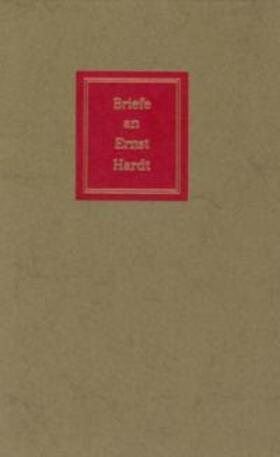 Meyer / Goetz-Hardt |  Briefe an Ernst Hardt | Buch |  Sack Fachmedien