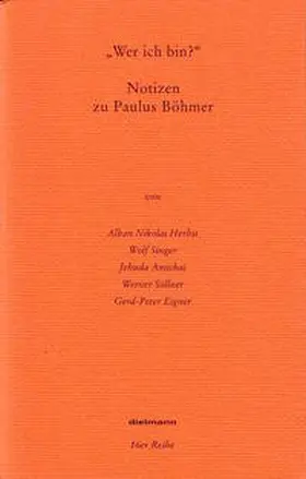 Böhmer |  Wer bin ich? | Buch |  Sack Fachmedien