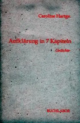 Hartge |  Aufklärung in 7 Kapiteln | Buch |  Sack Fachmedien