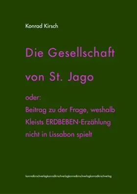 Kirsch |  Die Gesellschaft von St. Jago | eBook | Sack Fachmedien