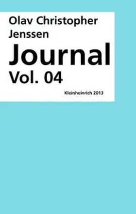 Jenssen |  Journal 04 | Buch |  Sack Fachmedien