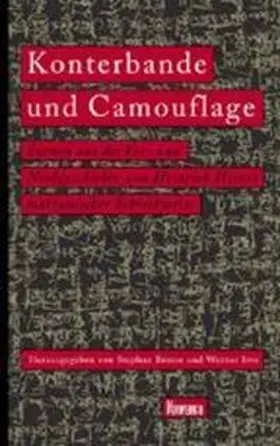 Braese / Irro |  Konterbande und Camouflage | Buch |  Sack Fachmedien