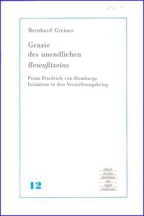 Greiner |  Grazie des unendlichen "Bewusstseins" | Buch |  Sack Fachmedien