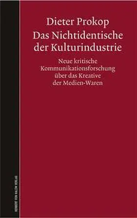 Prokop |  Das Nichtidentische der Kulturindustrie | Buch |  Sack Fachmedien