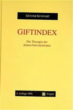 Seyffart |  Giftindex | Buch |  Sack Fachmedien