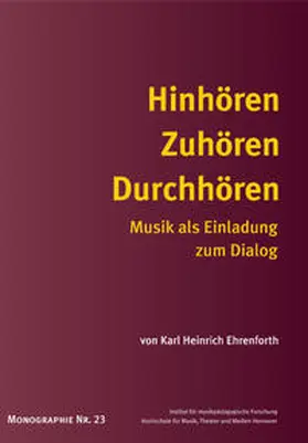 Riemer / Ehrenforth |  Hinhören Zuhören Durchhören | Buch |  Sack Fachmedien