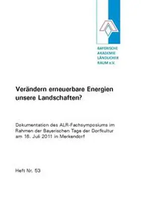  Verändern erneuerbare Energien unsere Landschaften? | Buch |  Sack Fachmedien