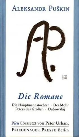 Puškin / Urban |  Die Romane | Buch |  Sack Fachmedien