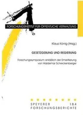 König | Gesetzgebung und Regierung | Buch | 978-3-932112-22-5 | sack.de