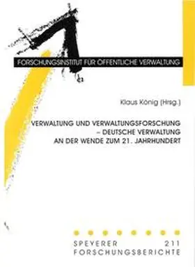 König |  Verwaltung und Verwaltungsforschung | Buch |  Sack Fachmedien