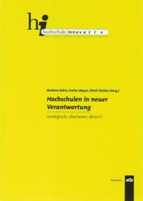 Kehm / Mayer / Teichler |  Hochschulen in neuer Verantwortung | Buch |  Sack Fachmedien