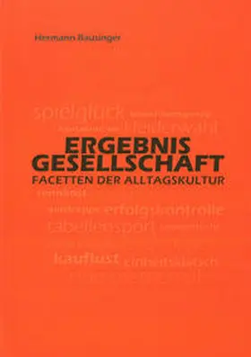 Bausinger |  Ergebnisgesellschaft | Buch |  Sack Fachmedien