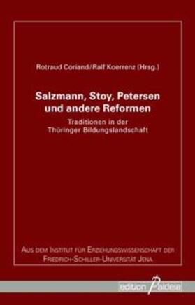 Coriand / Koerrenz |  Salzmann, Stoy, Petersen und andere Reformen | Buch |  Sack Fachmedien