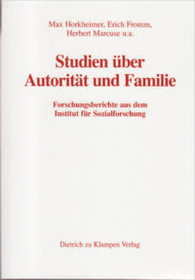  Studien über Autorität und Familie | Buch |  Sack Fachmedien