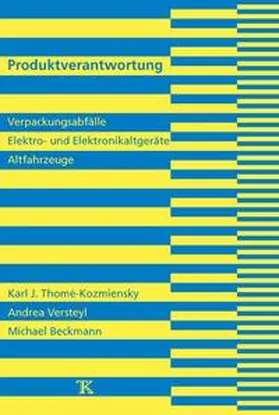 Thomé-Kozmiensky / Versteyl / Beckmann |  Produktverantwortung | Buch |  Sack Fachmedien