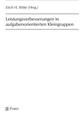 Witte |  Leistungsverbesserungen in aufgabenorientierten Kleingruppen | Buch |  Sack Fachmedien