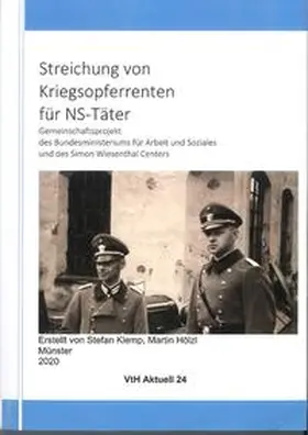 Klemp / Hölzl / Spieker |  Streichung von Kriegsopferrenten für NS-Täter | Buch |  Sack Fachmedien