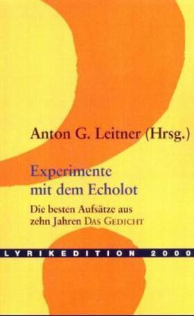 Leitner |  Experimente mit dem Echolot | Buch |  Sack Fachmedien