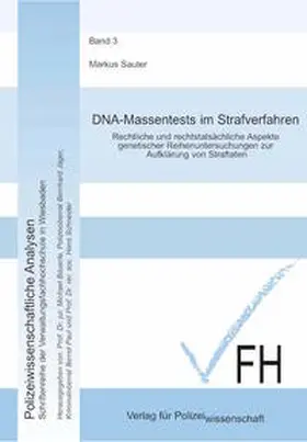 Sauter |  DNA-Massentests im Strafverfahren | Buch |  Sack Fachmedien