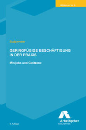 Buddemeier / Bundesvereinigung d. Deutschen Arbeitgeberverbände (BDA) |  Geringfügige Beschäftigung in der Praxis | Buch |  Sack Fachmedien