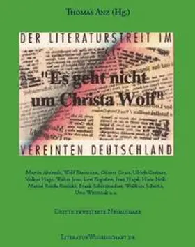 Anz |  "Es geht nicht um Christa Wolf" | Buch |  Sack Fachmedien