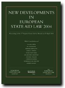  New Developments in European State Aid Law 2004 | Buch |  Sack Fachmedien