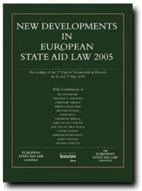  New Developments in European State Aid Law 2005 | Buch |  Sack Fachmedien