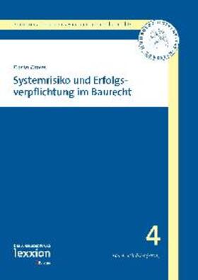 Fitterer |  Systemrisiko und Erfolgsverpflichtung im Baurecht | Buch |  Sack Fachmedien