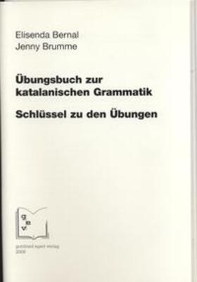 Bernal / Brumme |  Übungsbuch zur katalanischen Grammatik | Buch |  Sack Fachmedien