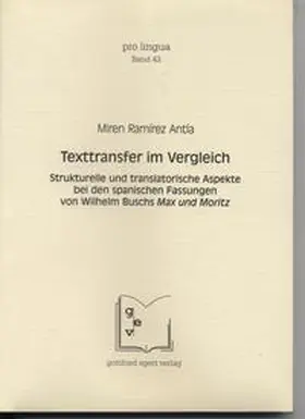 Ramírez Antía / Winkelmann |  Texttransfer im Vergleich | Buch |  Sack Fachmedien