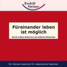 Steiner |  Füreinander leben ist möglich | Buch |  Sack Fachmedien