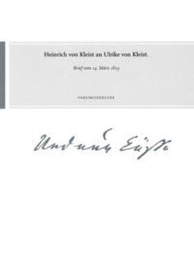 Gribnitz / Lund |  Heinrich von Kleist an Ulrike von Kleist | Buch |  Sack Fachmedien