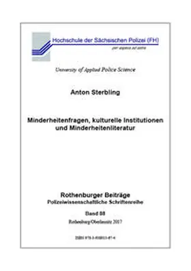 Sterbling |  Minderheitenfragen, kulturelle Institutionen und Minderheitenliteratur | Buch |  Sack Fachmedien