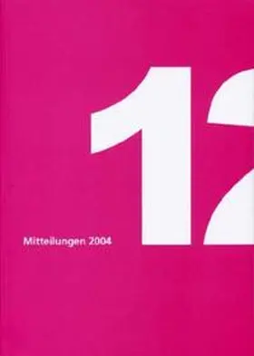 Enzweiler | Mitteilungen / Mitteilungen 12 | Buch | 978-3-938070-00-0 | sack.de