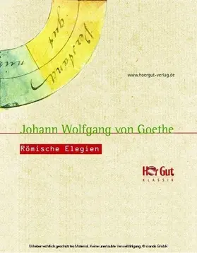 Goethe |  Römische Elegien | eBook | Sack Fachmedien