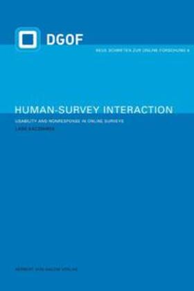 Kaczmirek |  Human Survey-Interaction | Buch |  Sack Fachmedien