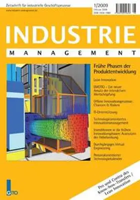 Gronau |  Industrie Management 1/2009 | Buch |  Sack Fachmedien