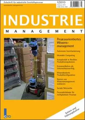 Gronau |  Industrie Management 1/2010 | Buch |  Sack Fachmedien