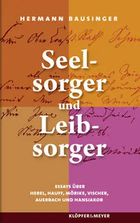 Bausinger | Seelsorger und Leibsorger | Buch | 978-3-940086-95-2 | sack.de