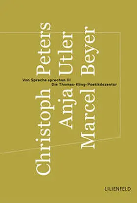 Peters / Utler / Beyer |  Von Sprache sprechen III | Buch |  Sack Fachmedien