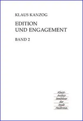 Kanzog |  Edition und Engagement | Buch |  Sack Fachmedien